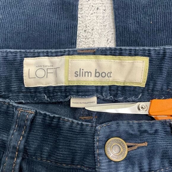 ANN TAYLOR LOFT Slim Boot Corduroy Pants - Picture 4 of 5